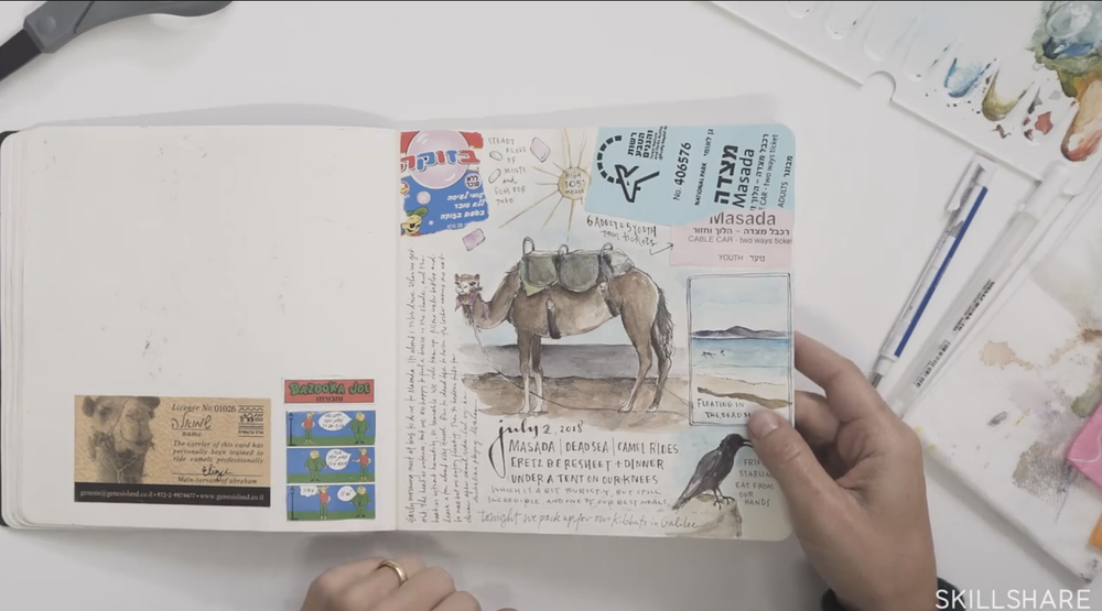 ۲. همیشه یه دفترچه اسکیس داشته باش