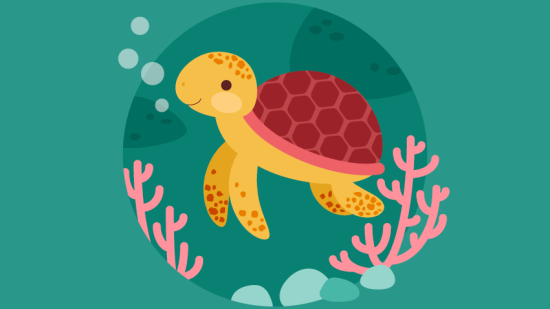 آموزش تصویر سازی لاک پشت در ایلاستریتور 🐢