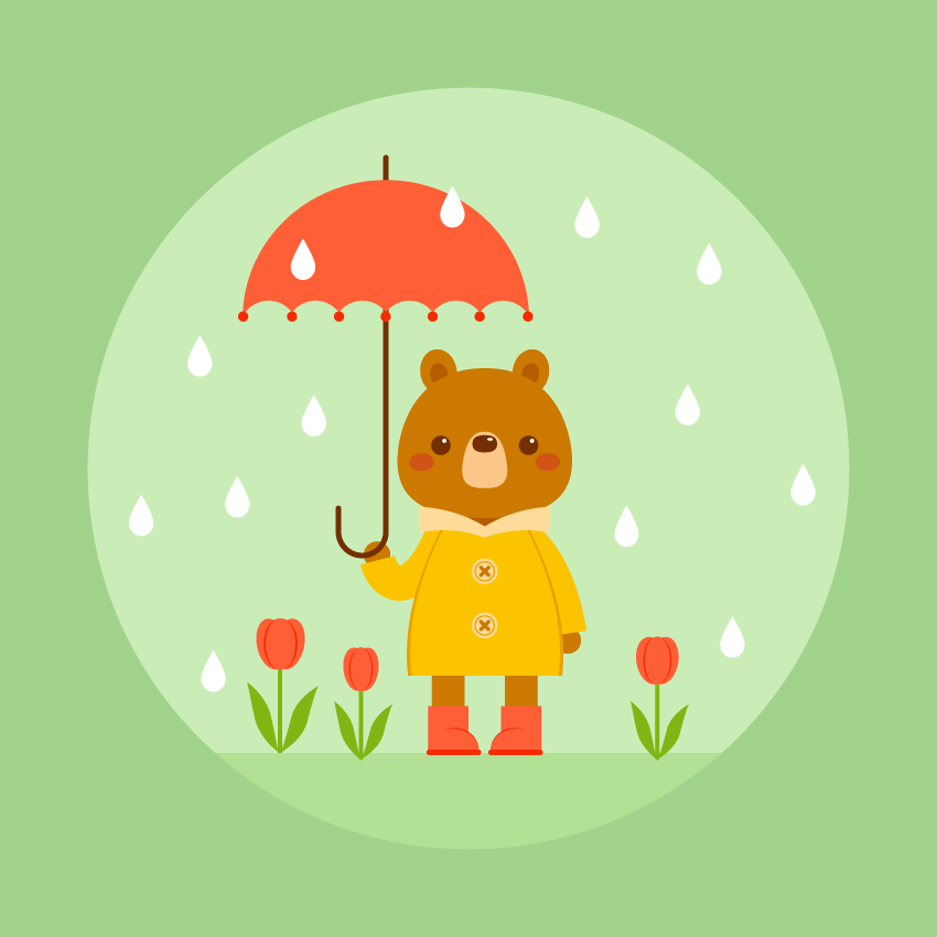 چطور یه خرس بارونی با Illustrator درست کنیم