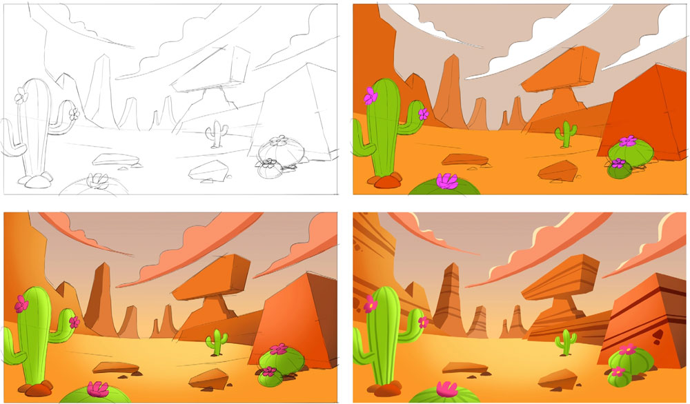 نقاشی دیجیتال کویر