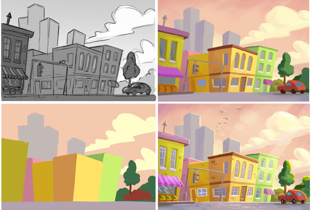 طراحی دیجیتال خیابان ( خلق دنیای شهری زنده )