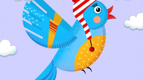 آموزش ایلاستریتور پرنده‌ی رنگارنگ