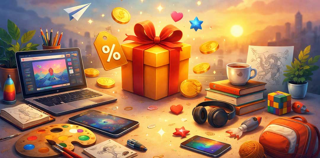 تخفیف دوره‌های طراحی و تصویرسازی